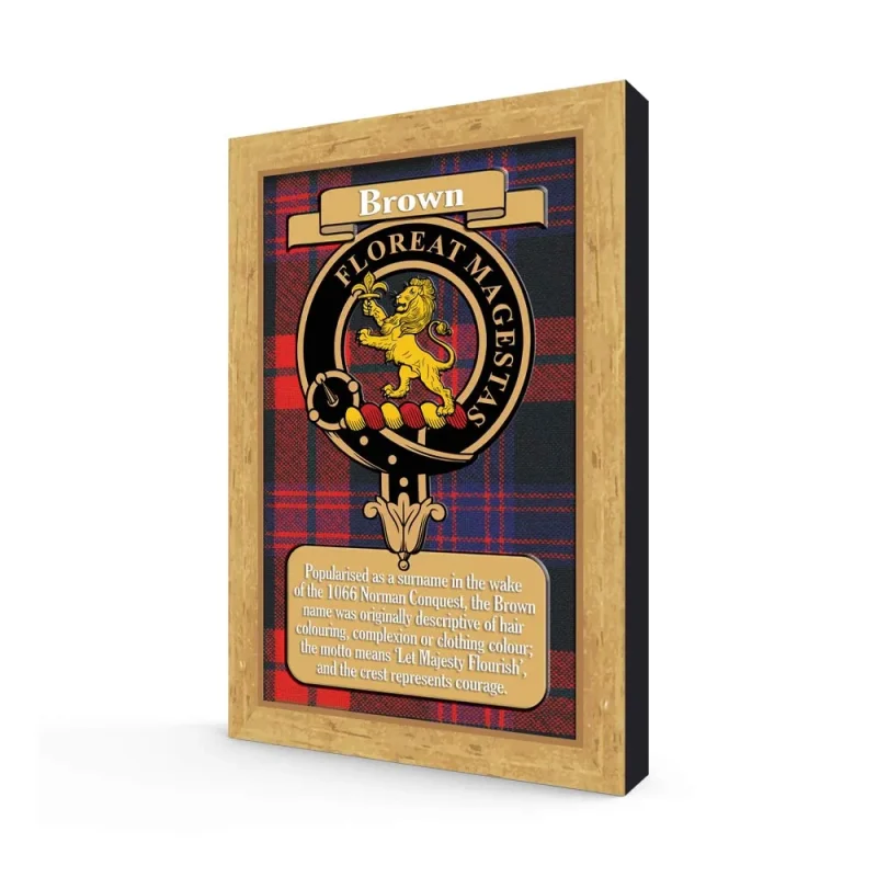 clan books brown leather