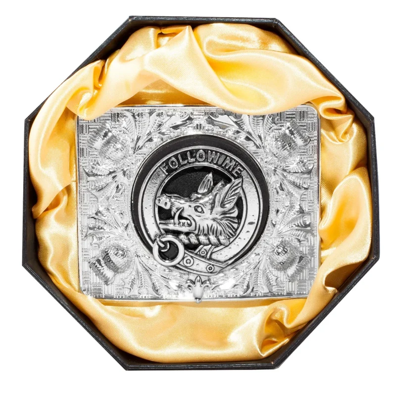 clan campbell breadalbane belt buckle