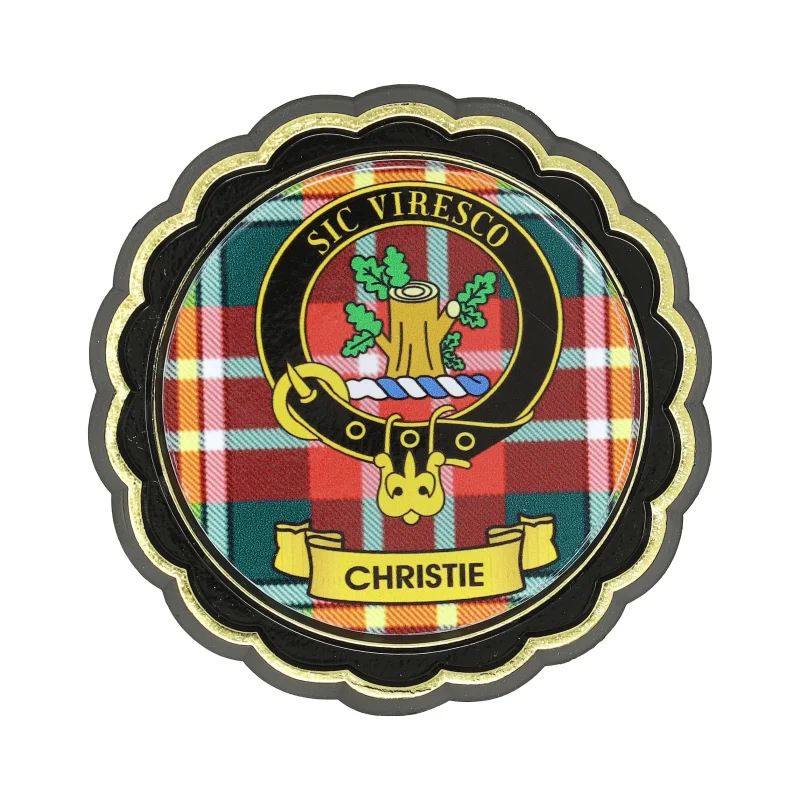 clan christie crest fridge magnets