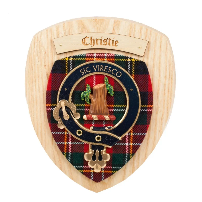 clan christie wall plaque