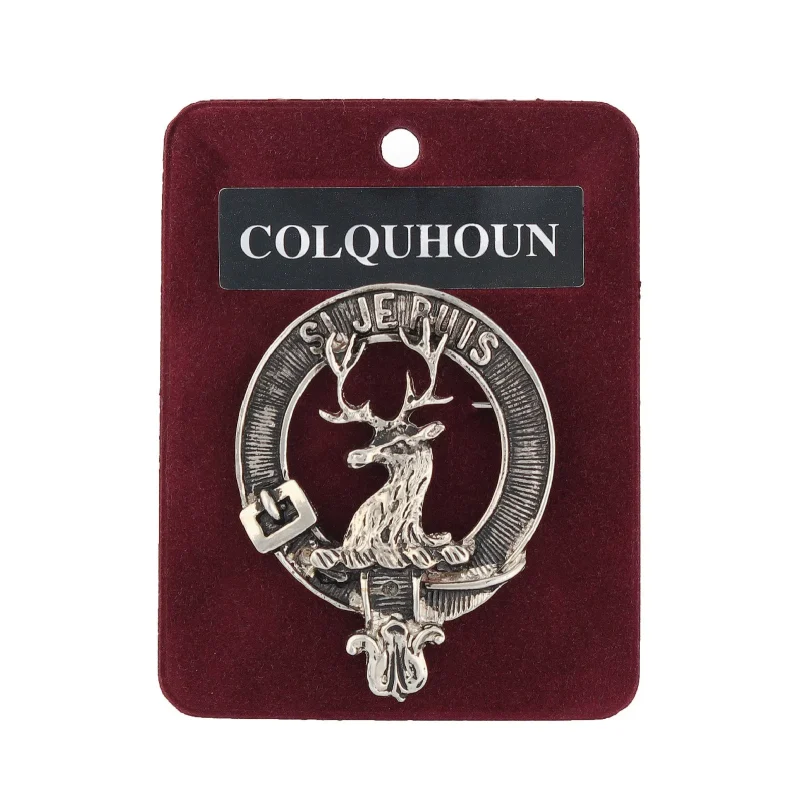 clan colquhoun pewter badge art