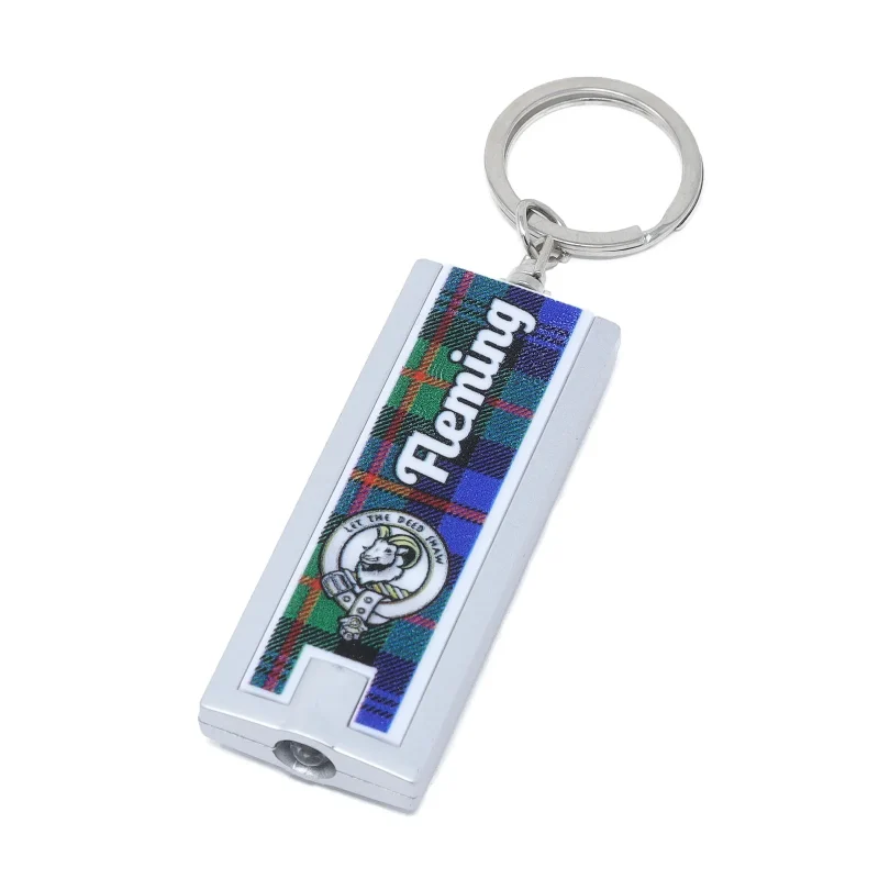 clan fleming led keyring