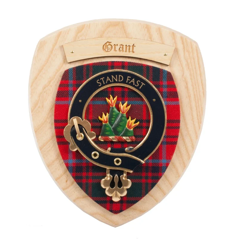 clan grant wall plaque