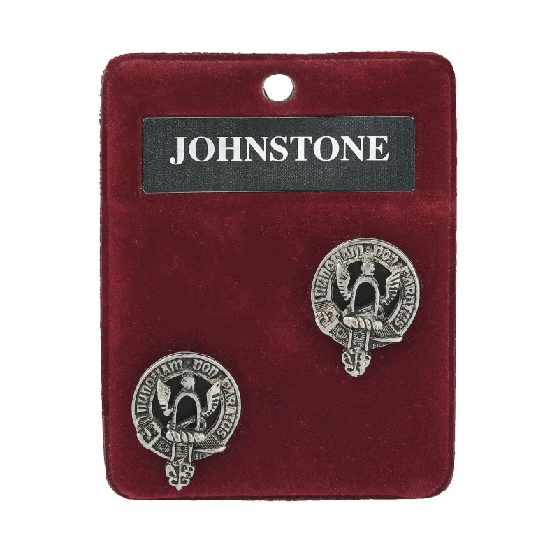 clan johnstone crest cufflinks