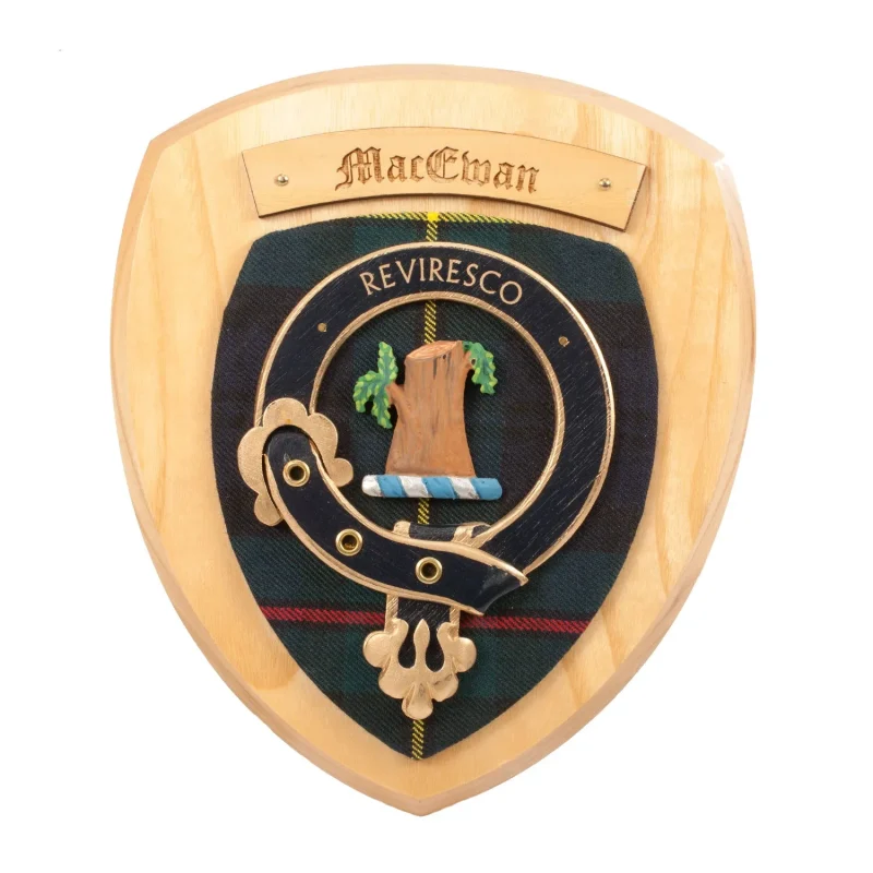 clan macewan wall plaque