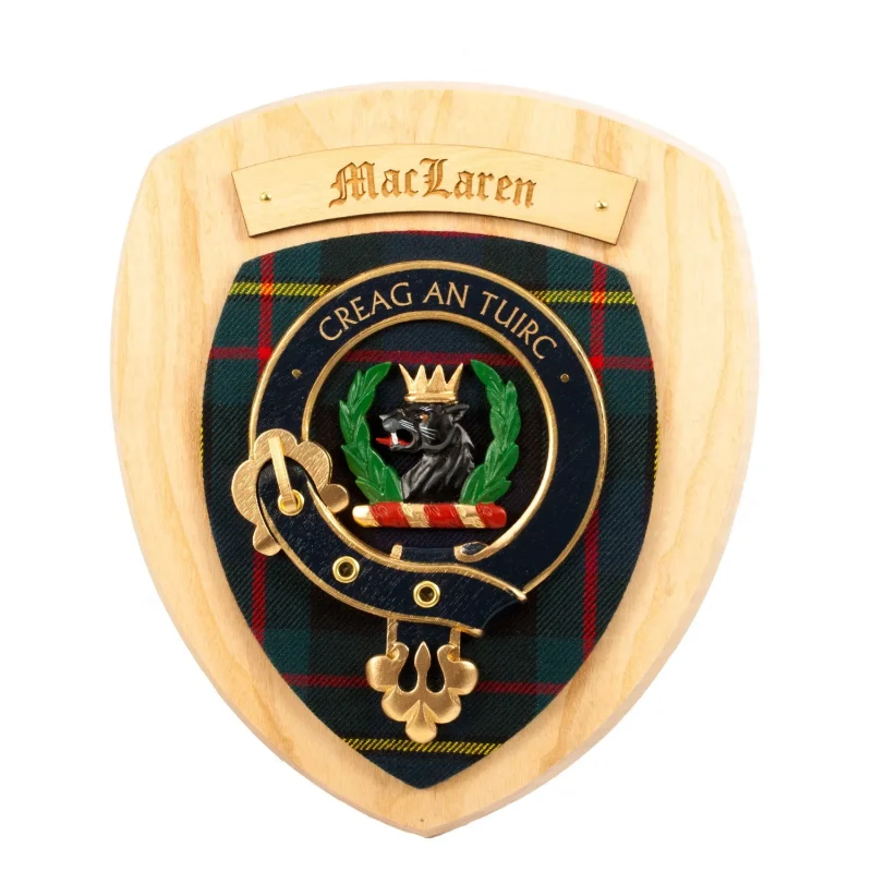 clan maclaren wall plaque