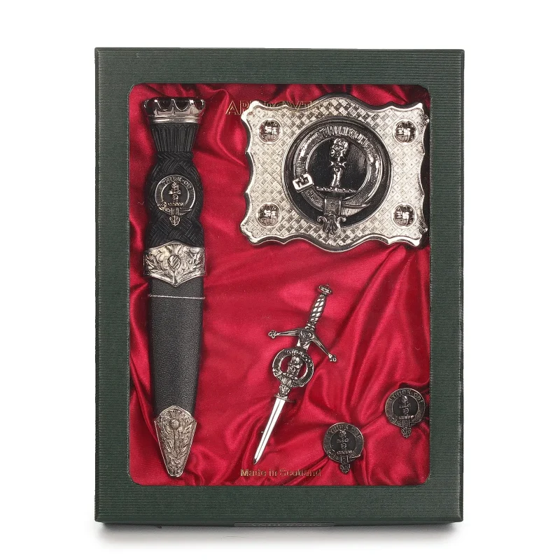 clan maclellan pewter art set