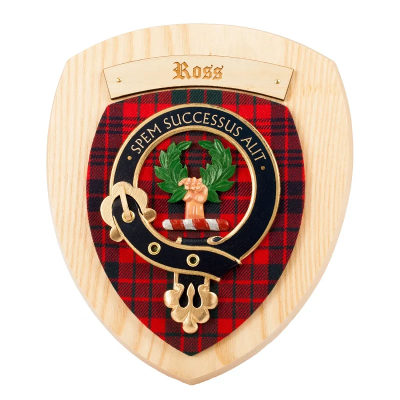 clan ross wall plaque