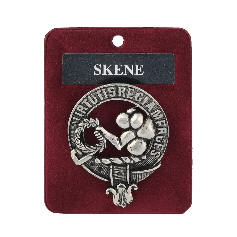 clan skene pewter art badge