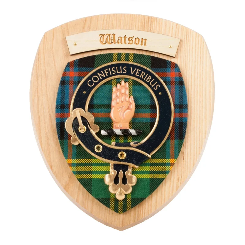 clan watson wall plaque