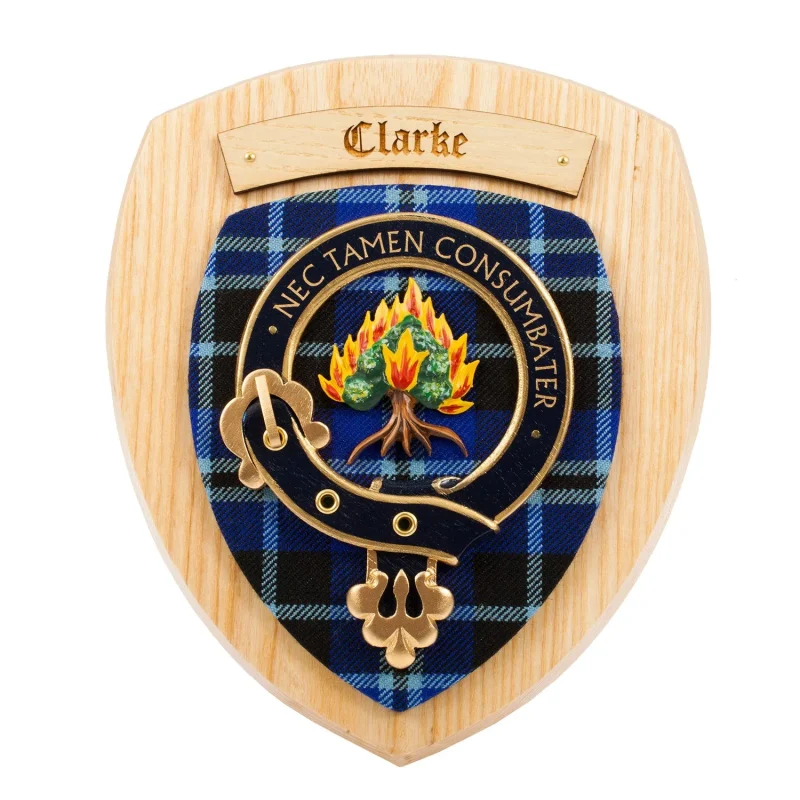 clark clan wall plaque