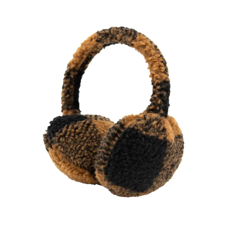 classic check fleece earmuffs