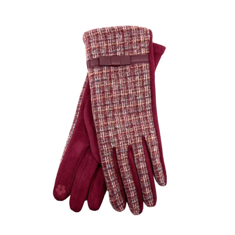 classic coco tweed gloves