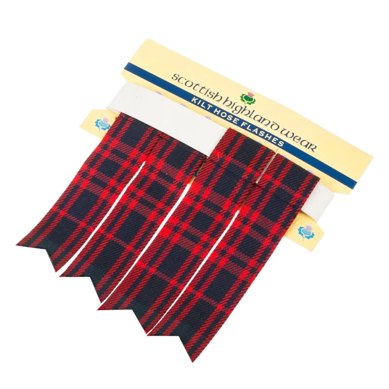 classic macdonald tartan polyviscose flashes