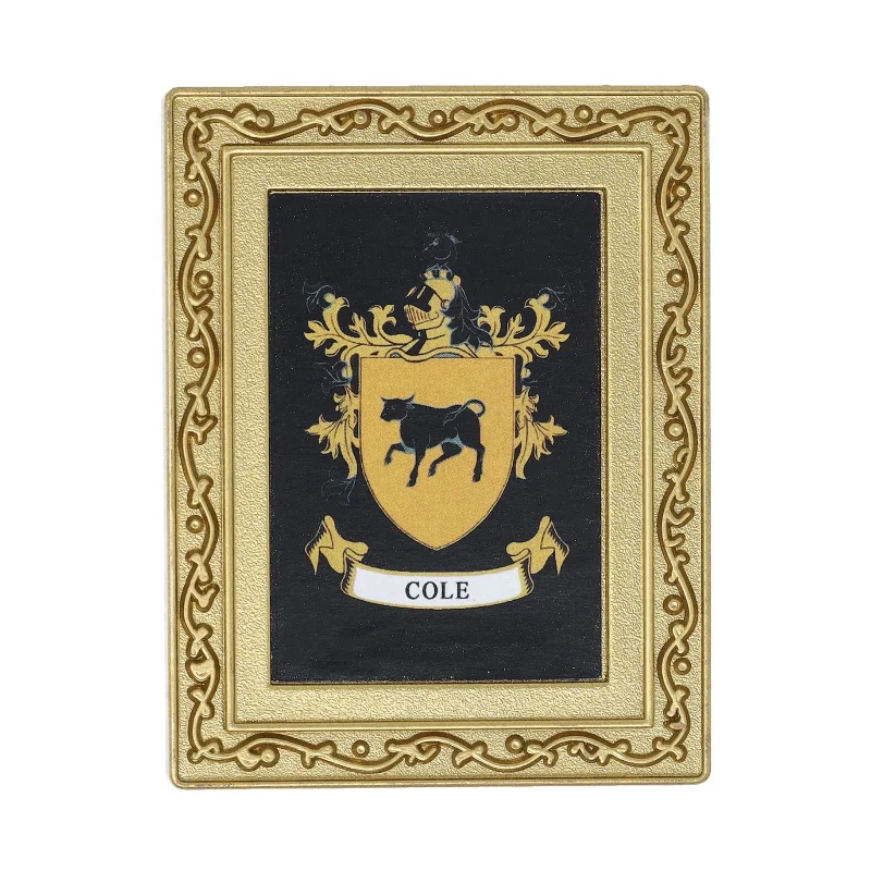 coat of arms fridge magnet cole