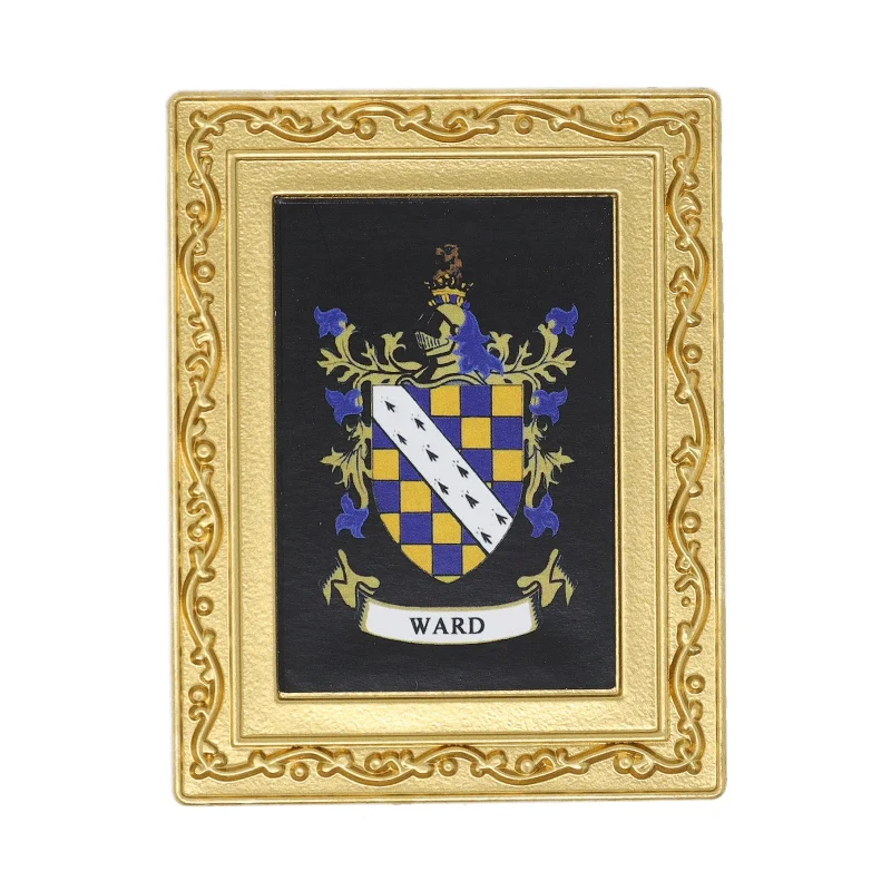 coat of arms ward fridge magnet