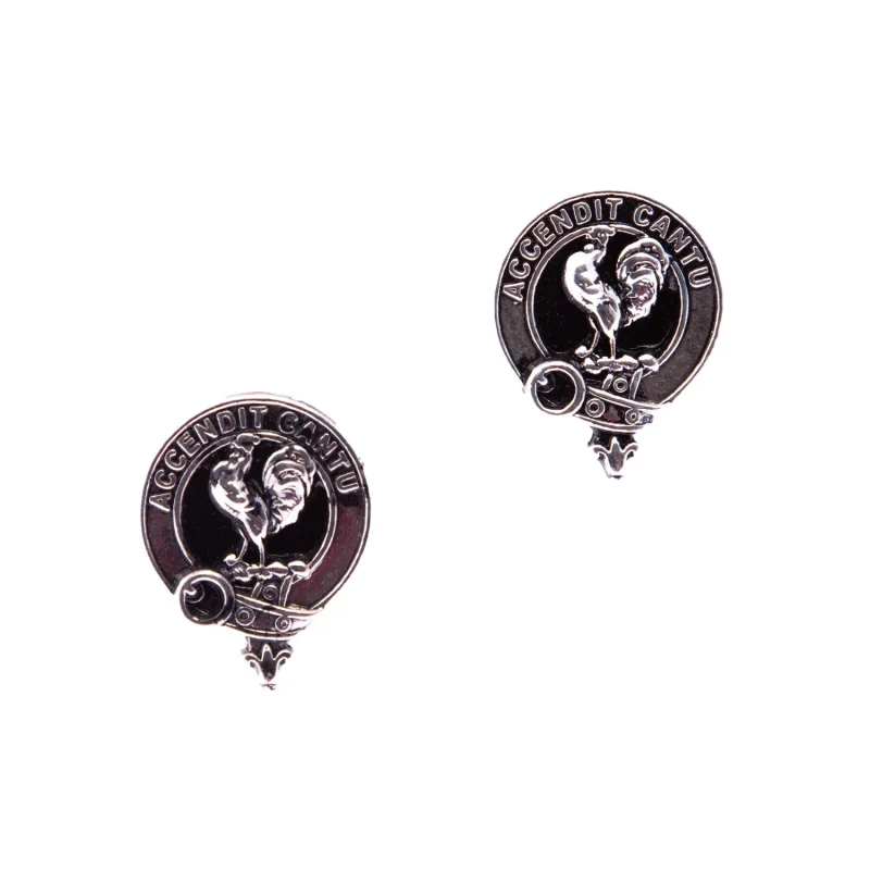 cockburn cufflinks clan crest