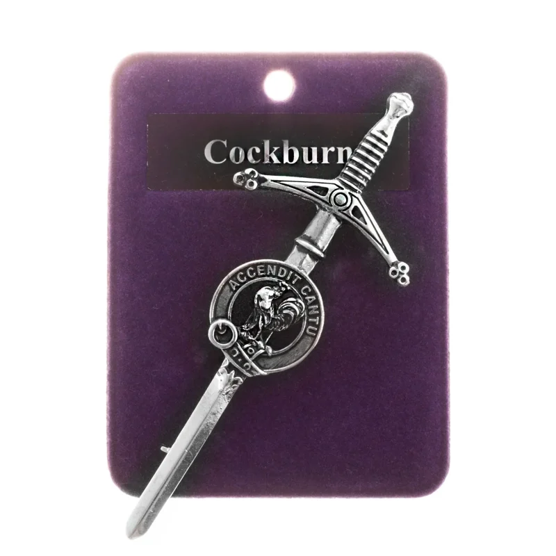 cockburn kilt pin for clan members