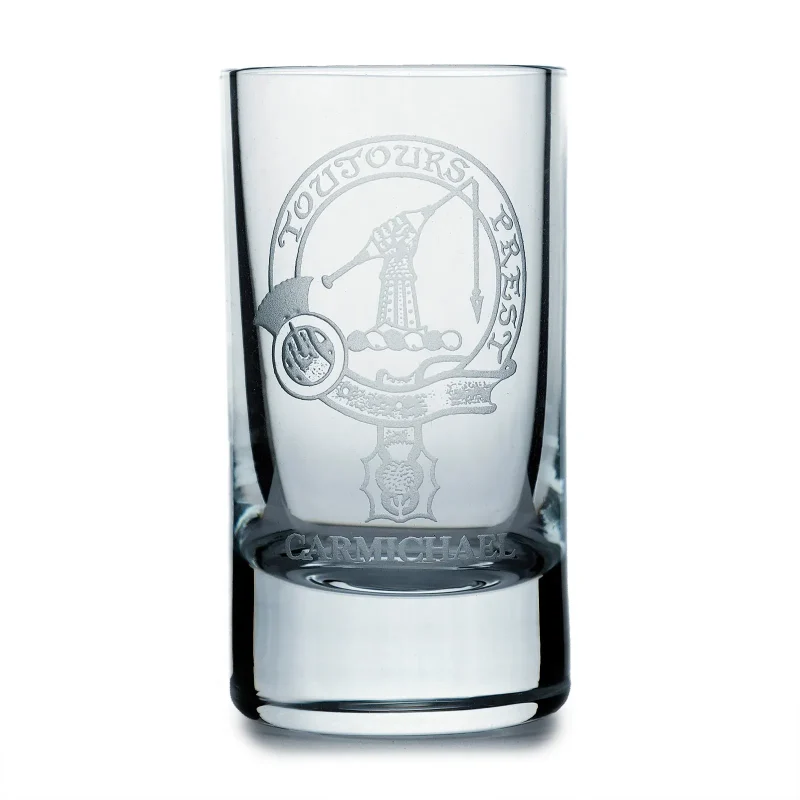 collins carmichael crystal clan shot glass