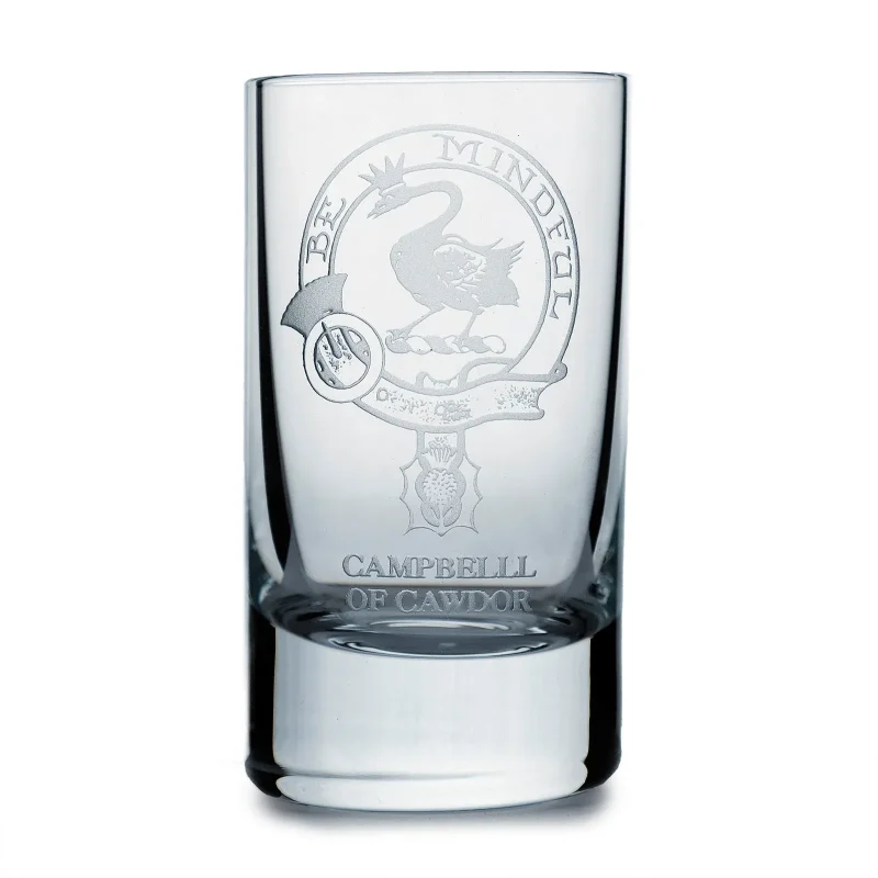 collins cawdor crystal shot glass