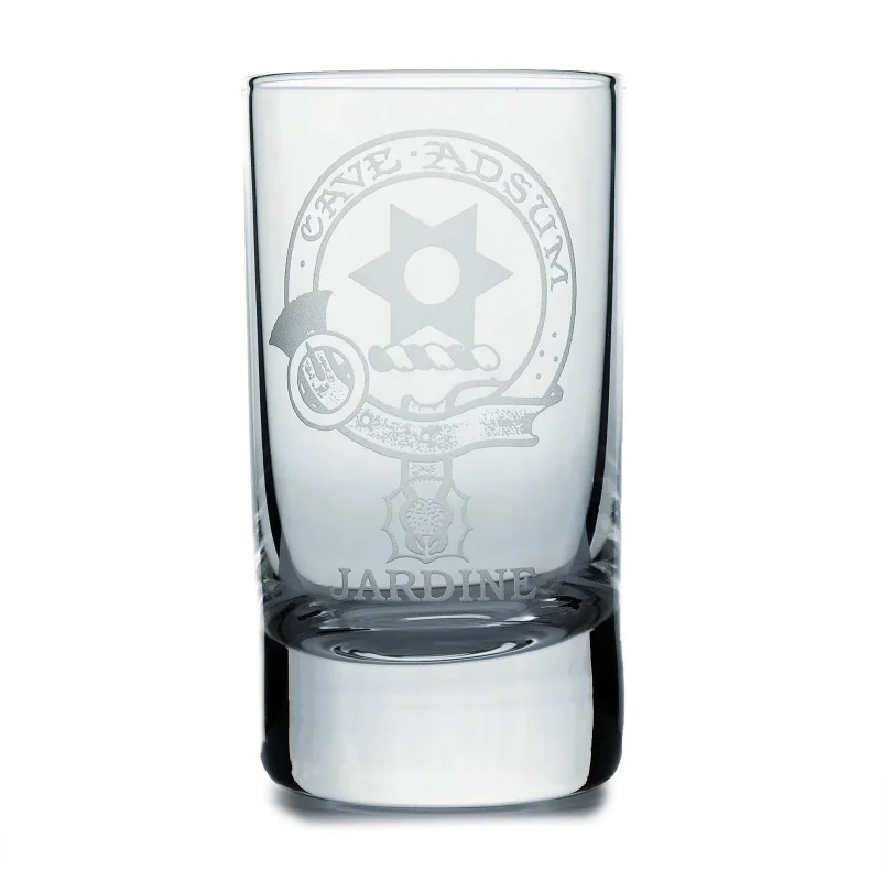 collins crystal clan jardine shot glass