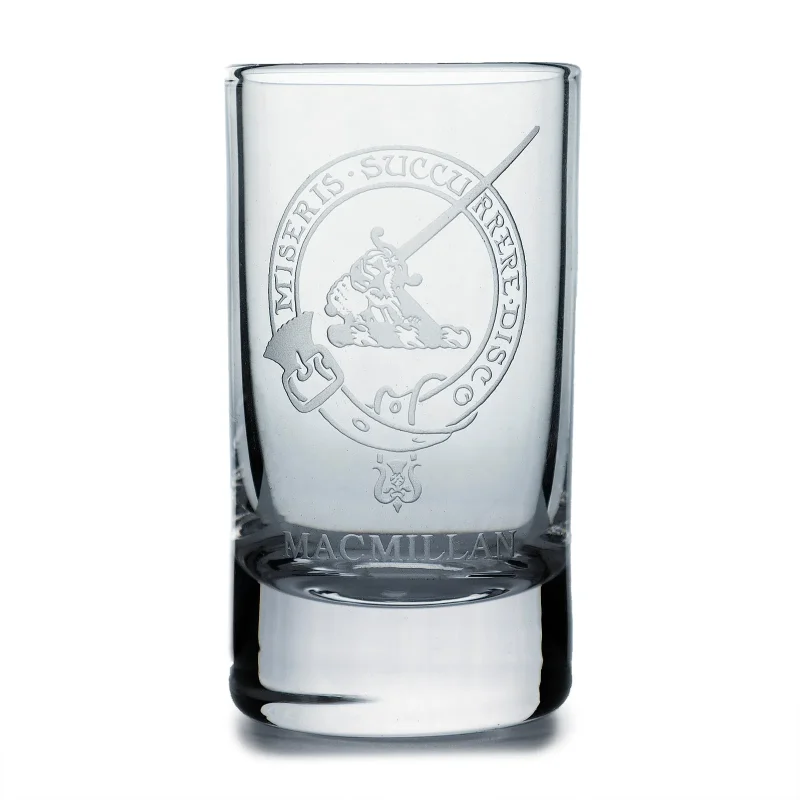 collins crystal clan shot glass collection