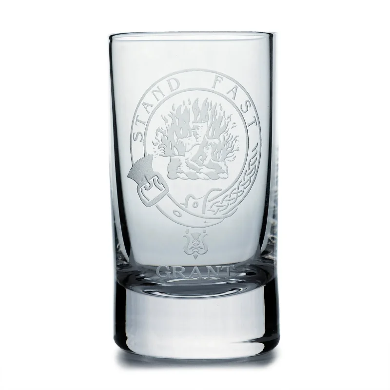 collins crystal clan shot glass set