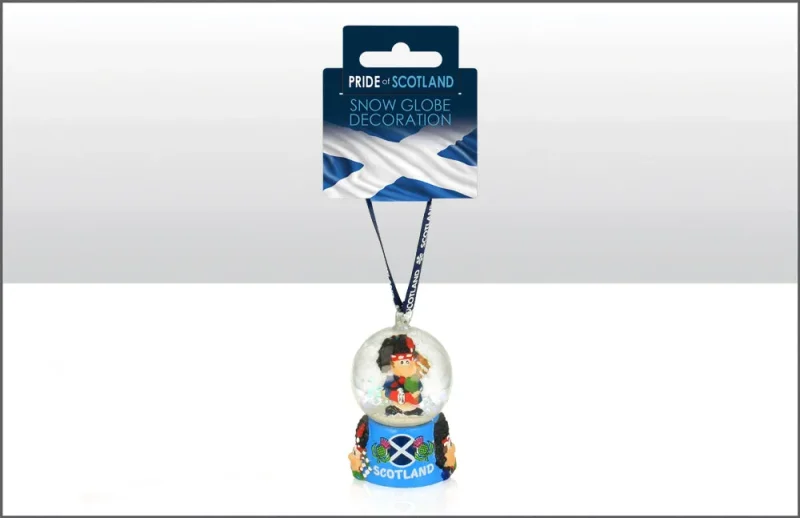 comical piper snowglobe ornament