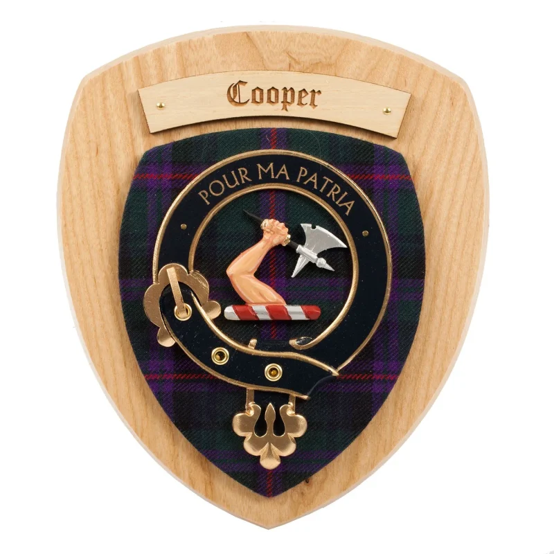 cooper clan wall plaque decor