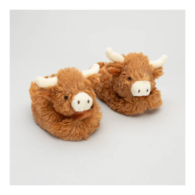 cozy cow plush slippers for adults