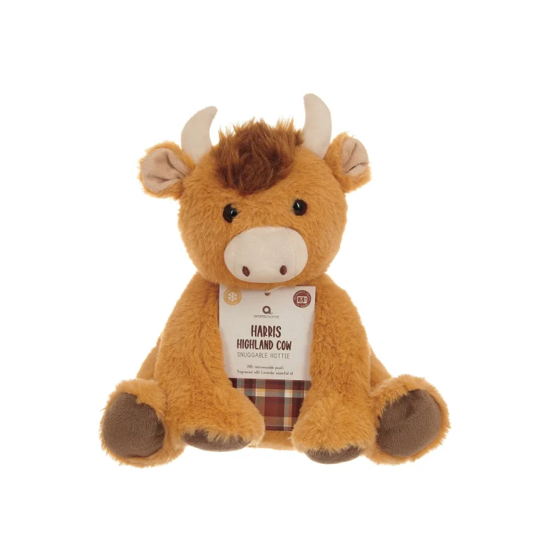 cozy highland cow plush blanket