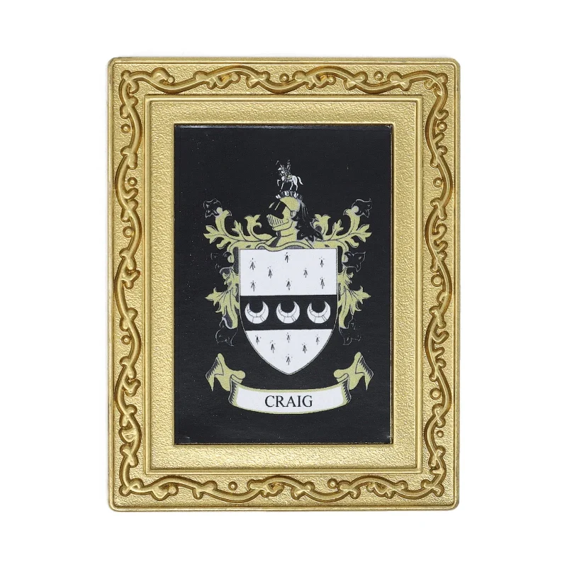 craig coat of arms fridge magnet