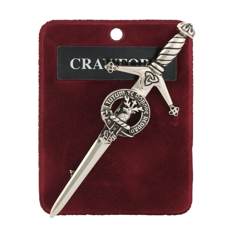 crawford art pewter kilt pin