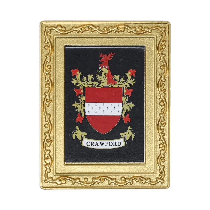 crawford coat of arms fridge magnet