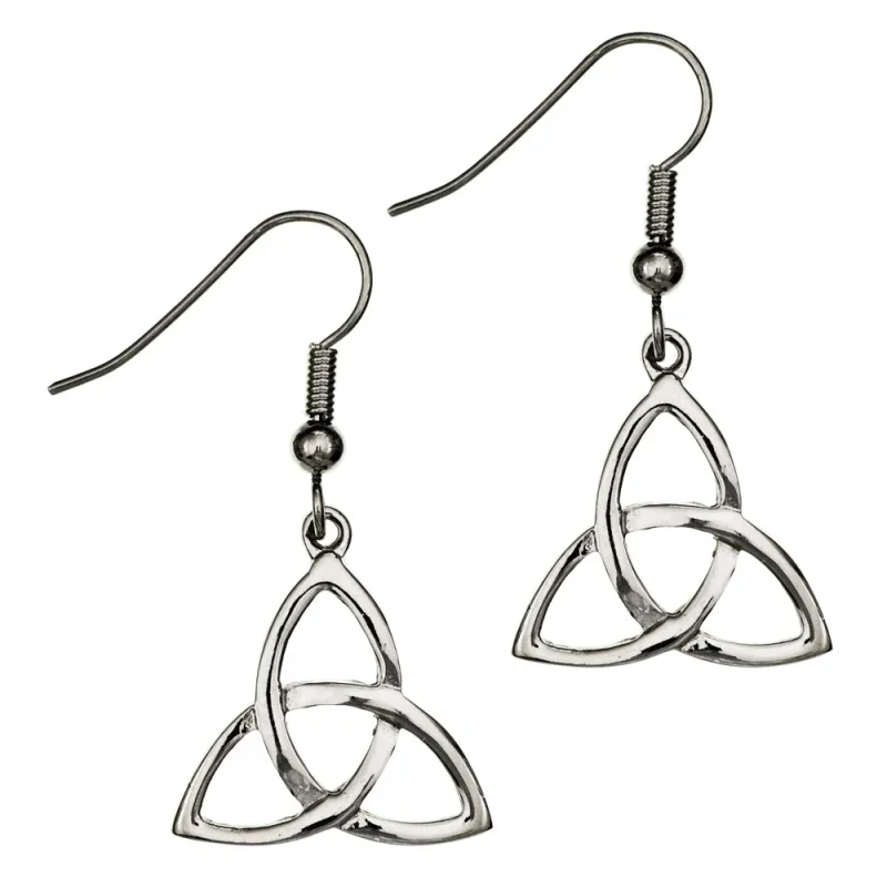 crinan knot drop earrings