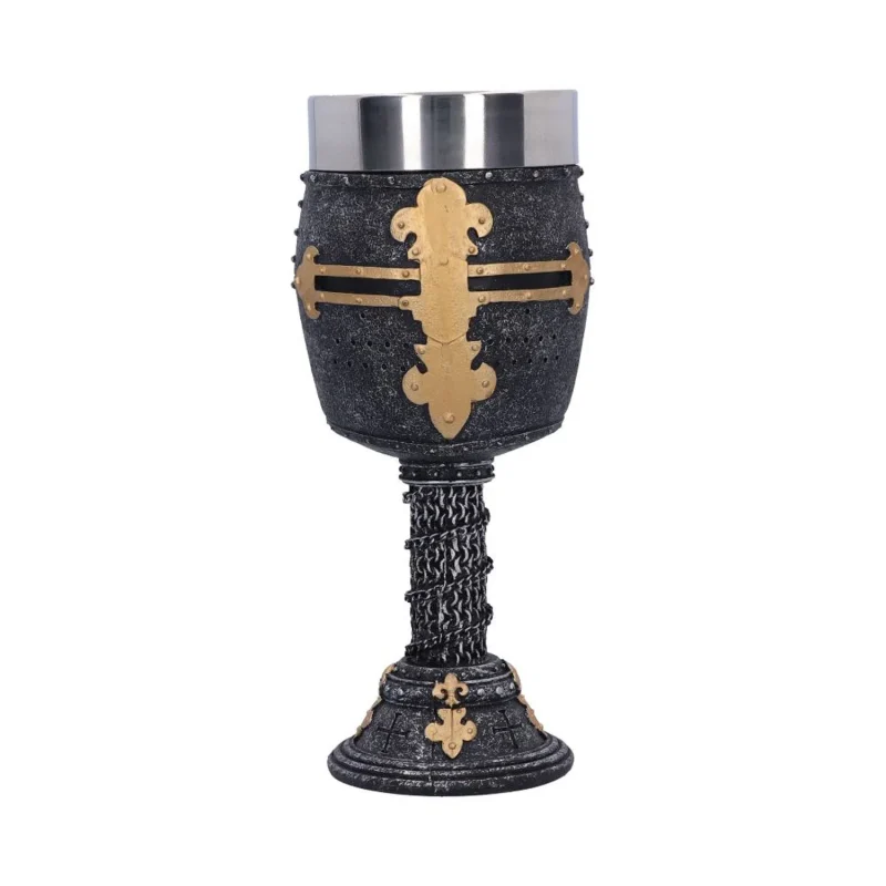 crusader goblet medieval drinking cup