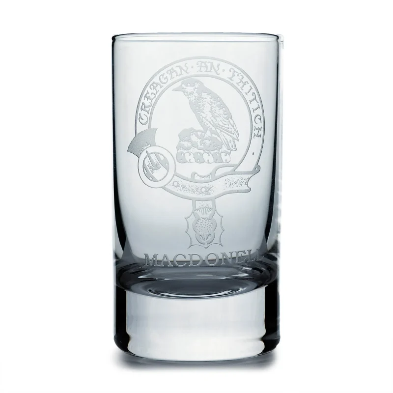 crystal clan macdonell shot glass