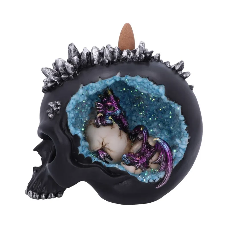 crystal hatchlings backflow incense burner