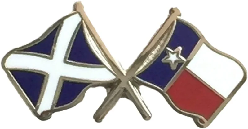 custom texas state flag badge saltire design