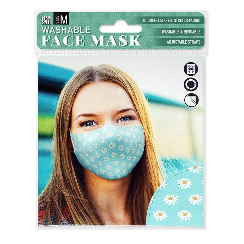 daisy blue face masks