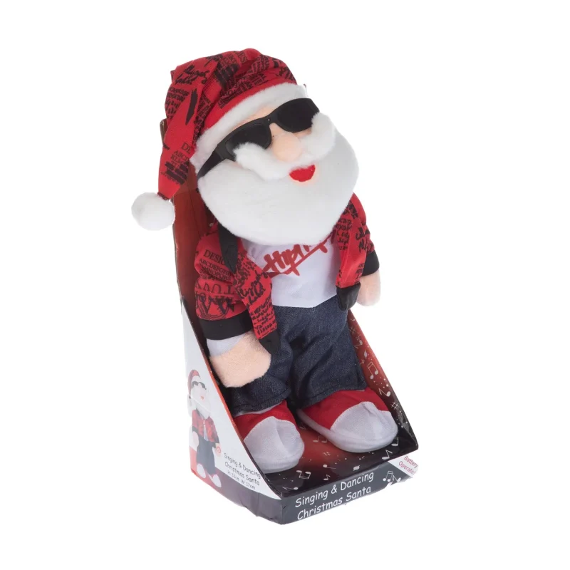 dancing santa figure christmas decor