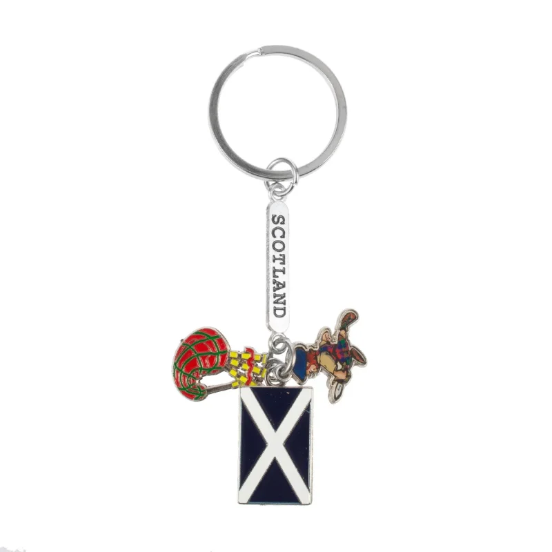 dangle charms keyring pipe brave heart