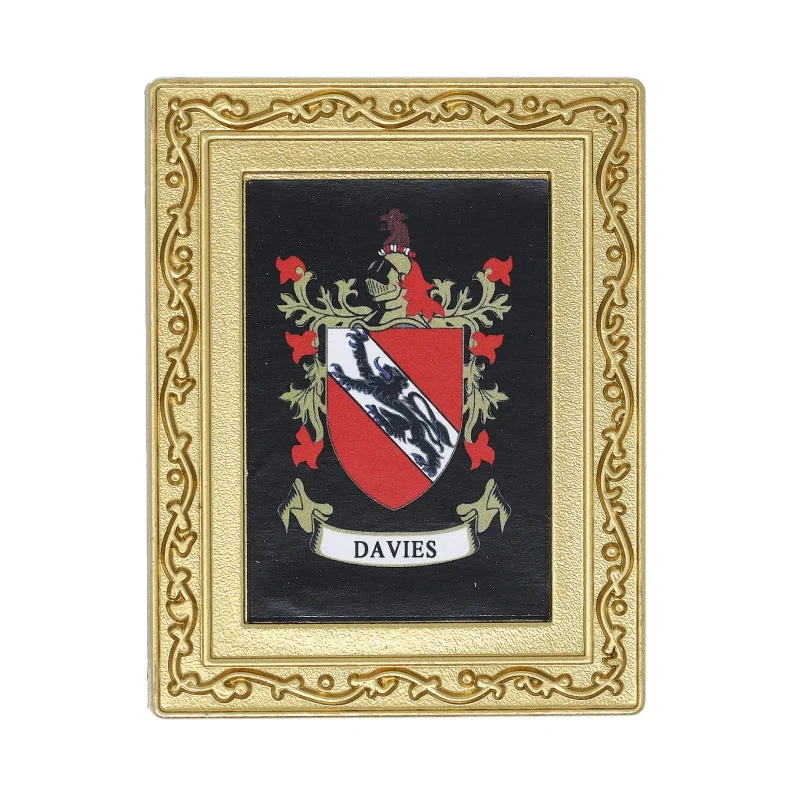 davies coat of arms fridge magnet