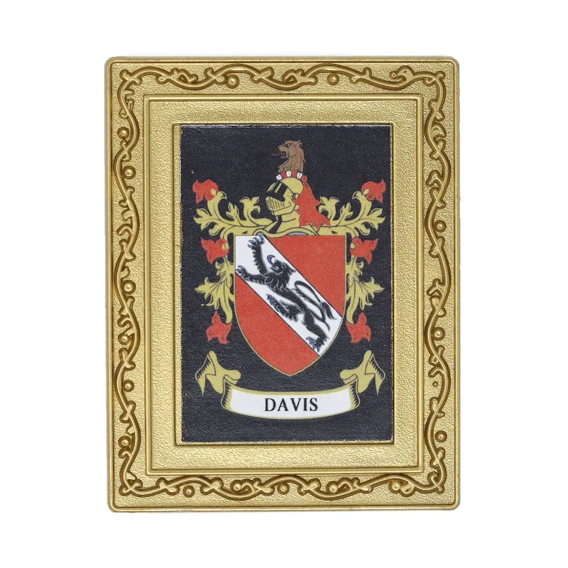 davis coat of arms fridge magnet