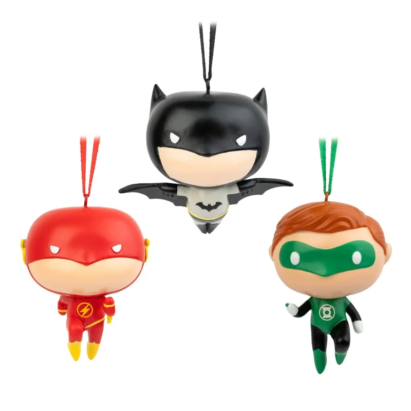 dc superheroes christmas ornament set