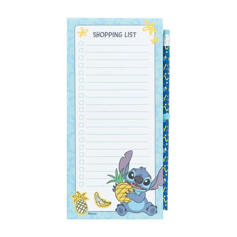 disney stitch magnetic tropical notepad