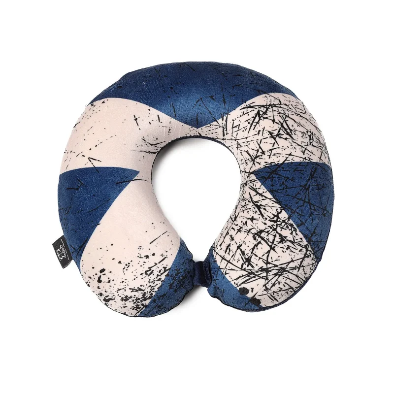 distressed saltire chuck neck pillow