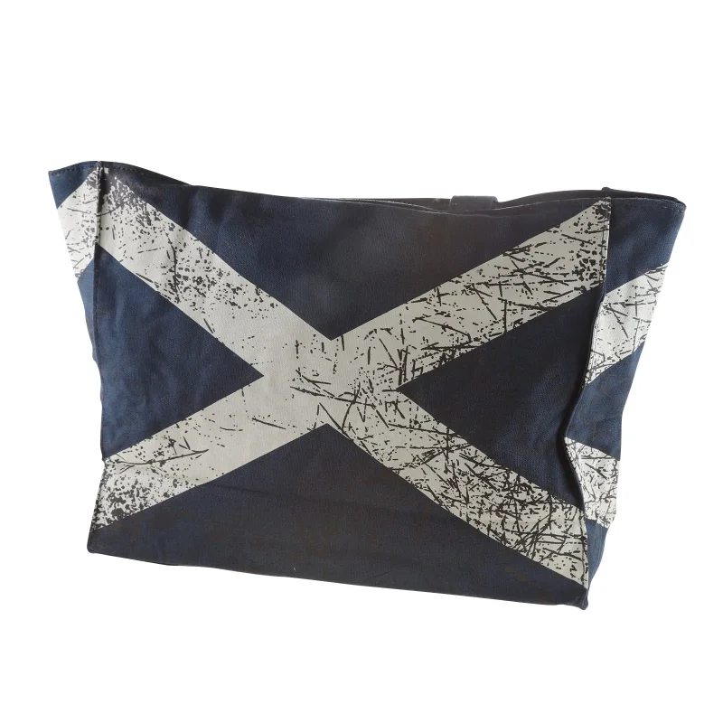 distressed scottish saltire katie bag