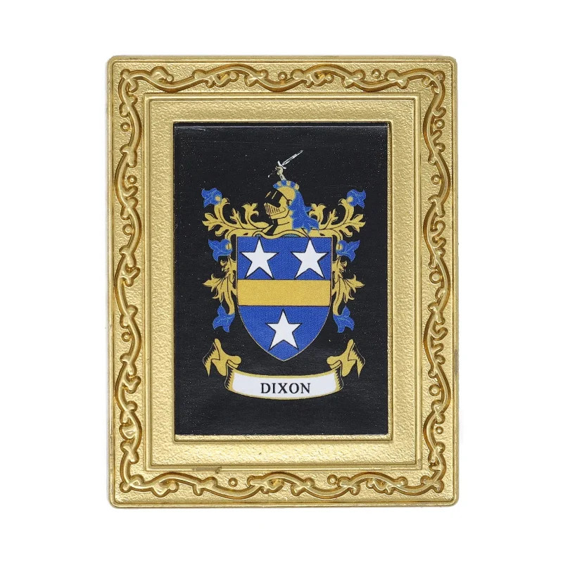 dixon coat of arms fridge magnet