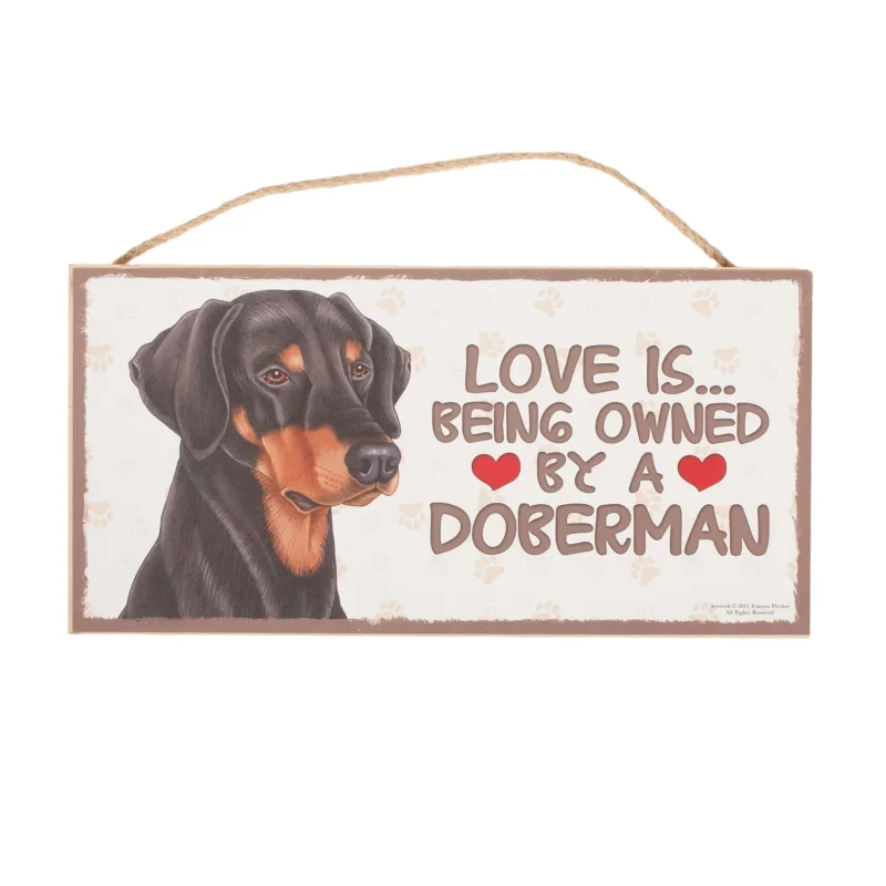 doberman pet plaque perfect plaque for your doberman